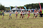 Girls under-13s 2021 North Eastern Harrier League, Druridge Bay. Photo: David T. Hewitson/Sports for All Pics